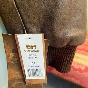 Bh vintage deals leather jacket